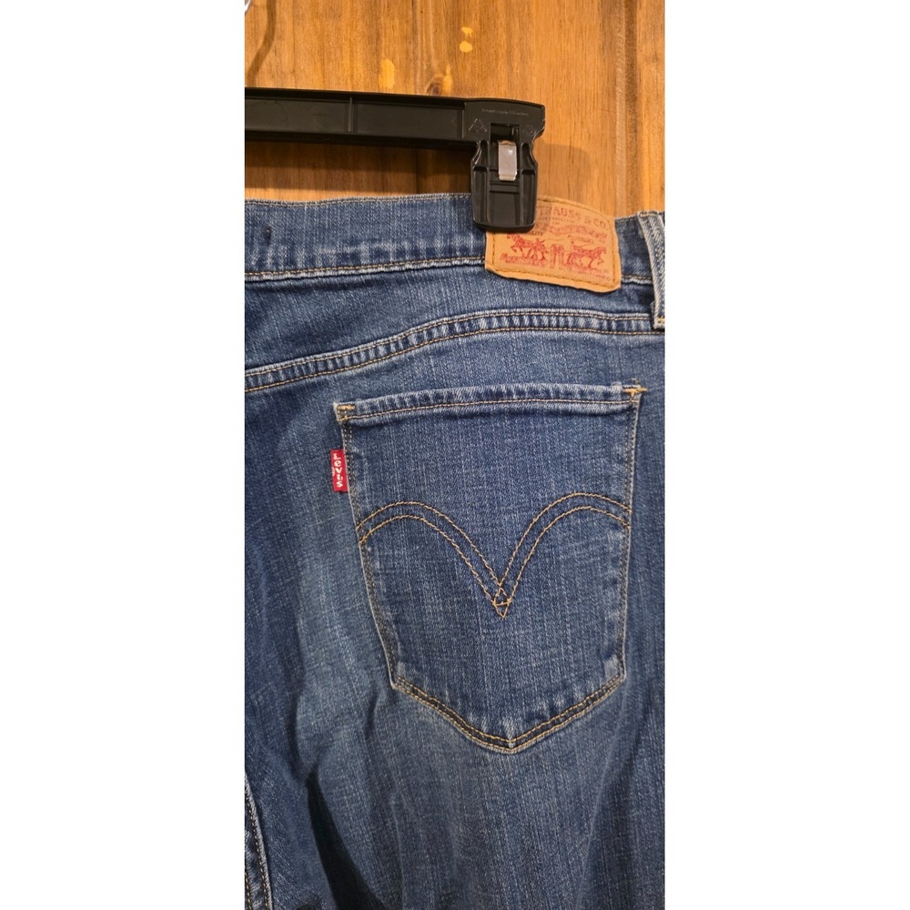 Levi's 515 Bootcut Jeans Womens Size 14 Blue Denim Five Pockets Outdoor Comfort‎ - Picture 4 of 5